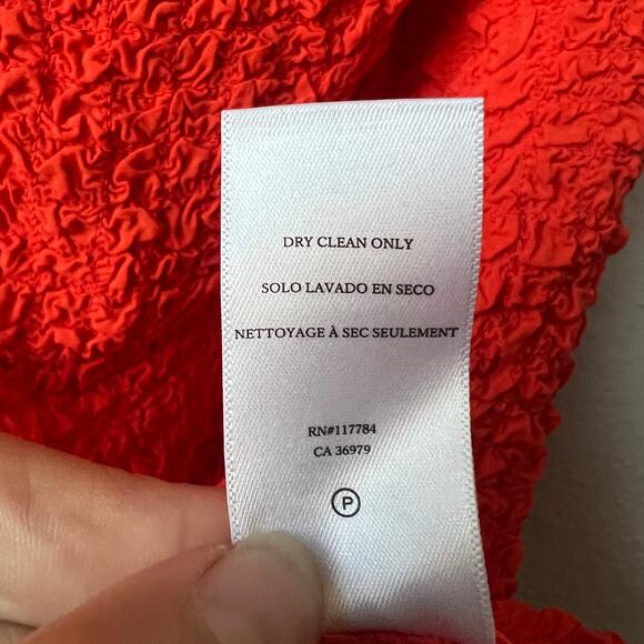 Rails Julie Cherry Red Popcorn Mini Dress Size M - Picture 7 of 7